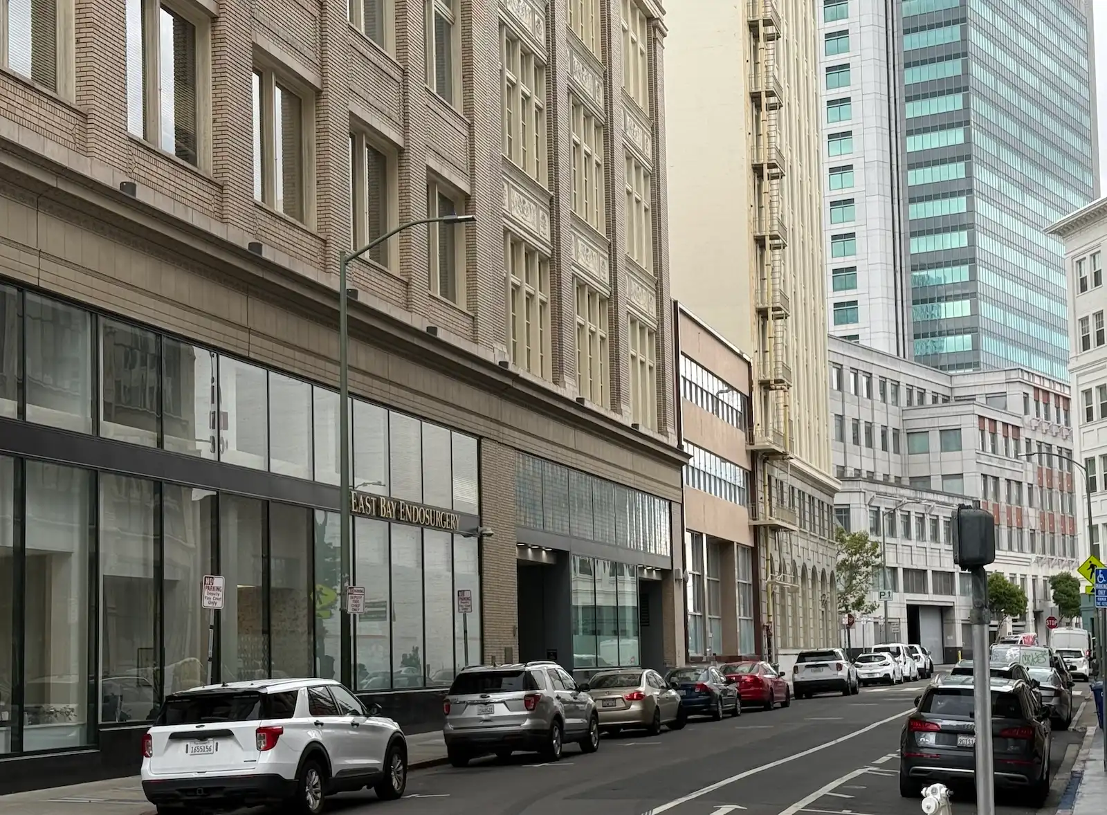 Uptown Oakland commercial district edge near Downtown Oakland