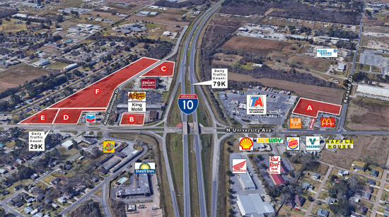 Photo of N University Ave and I-10, Lafayette, LA 70506