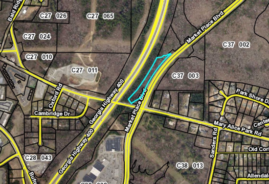 Photo of 2.85 acres on Market Place Blvd. (possible 3.44 total acres), Cumming, GA 30040