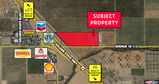 Photo of NEC CA-99 and Ave 18 1/2, Madera, CA 93638